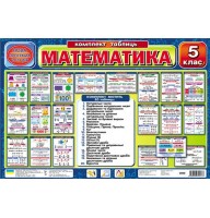 Комплект таблиць «Математика». 5 клас.