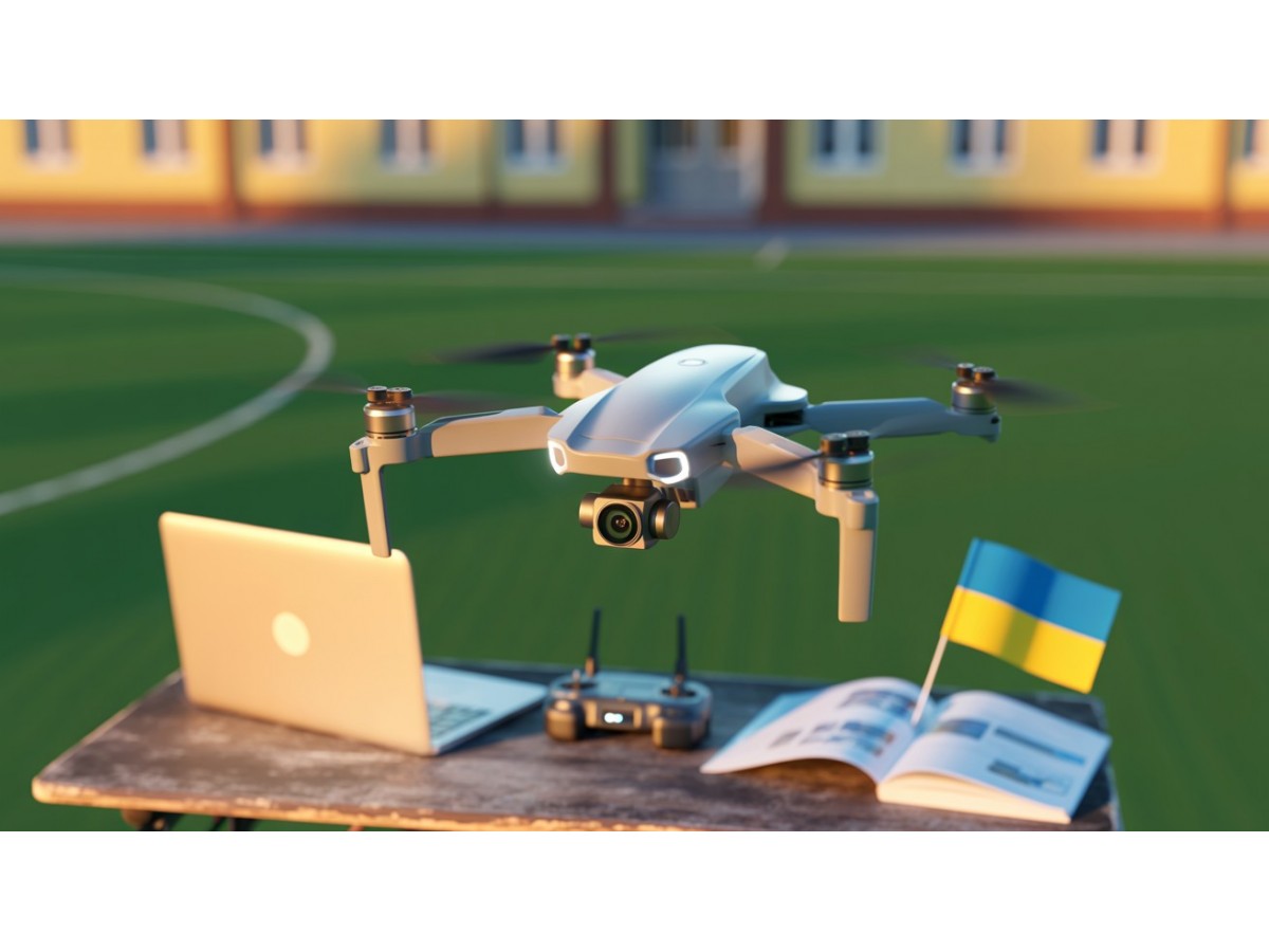 Квадрокоптери та навчальні дрони для предмета "Захист України"