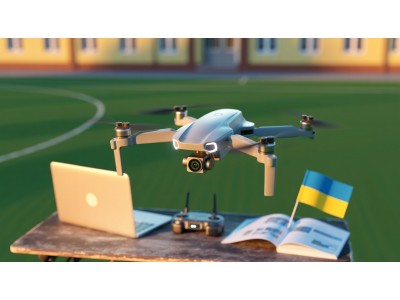 Квадрокоптери та навчальні дрони для предмета "Захист України"